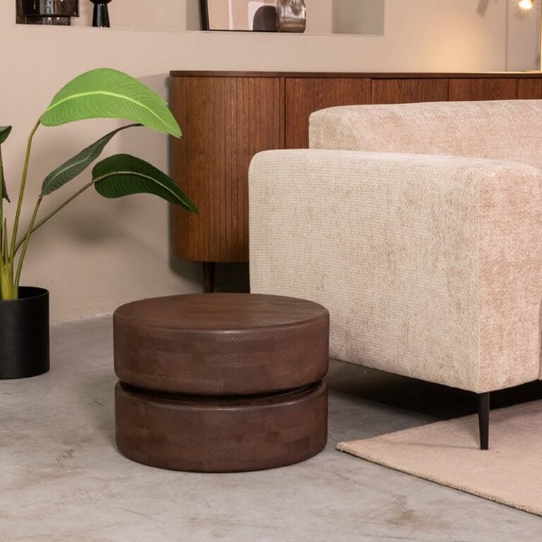 Salontafel Milly Espresso Mangohout 50cm