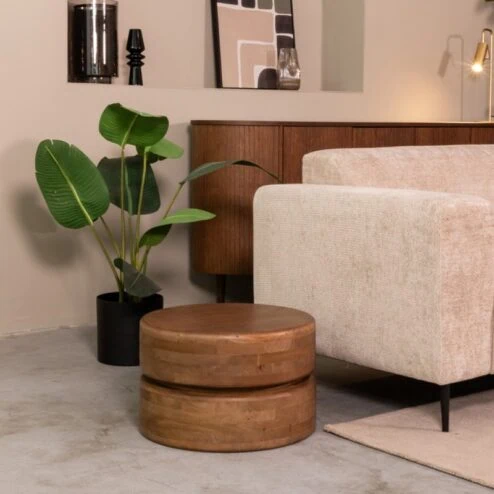 Salontafel Milly Naturel Mangohout 50cm