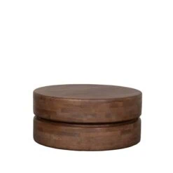 Salontafel Milly Naturel Mangohout 70cm Rond
