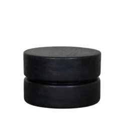 Salontafel Milly Zwart Mangohout 50cm