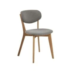 Skano Eetkamerstoel Grijs met Hout