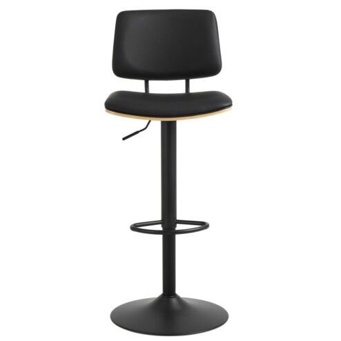 Sorana Barkruk Zwart met Hout