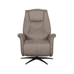 Stockholm Fauteuil Taupe Microleder Elektrisch