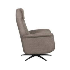 Stockholm Fauteuil Taupe Microleder Elektrisch