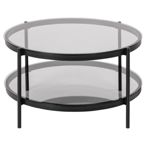 Stryn Salontafel Rond Zwart 79cm