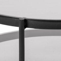Stryn Salontafel Rond Zwart 79cm