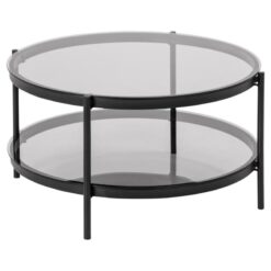 Stryn Salontafel Rond Zwart 79cm