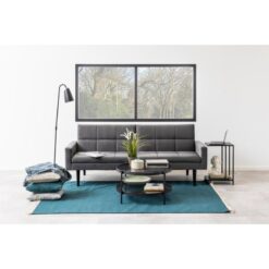 Stryn Salontafel Rond Zwart 79cm