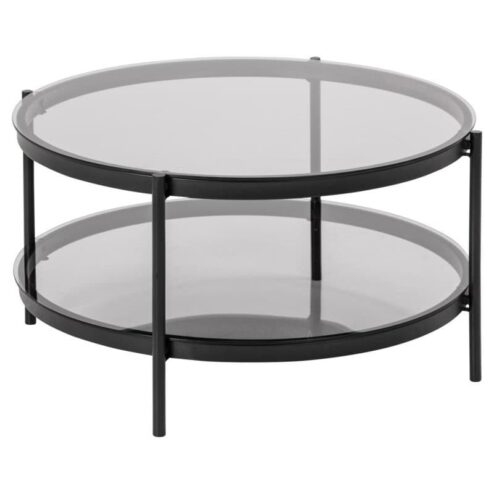 Stryn Salontafel Rond Zwart 79cm