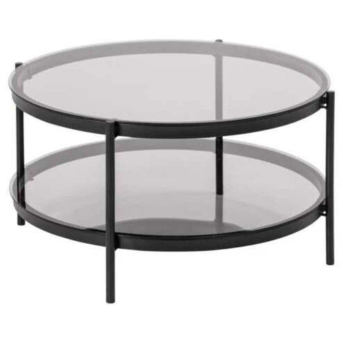 Stryn Salontafel Rond Zwart 79cm