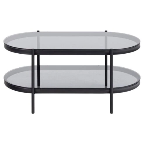 Stryn Salontafel Zwart 95cm