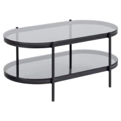Stryn Salontafel Zwart 95cm