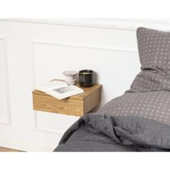 Svea zwevend Nachtkastje 1 lade Naturel 37cm