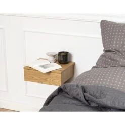 Svea zwevend Nachtkastje 1 lade Naturel 37cm