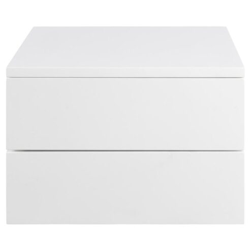 Svea zwevend Nachtkastje Wit 2 lade 37cm