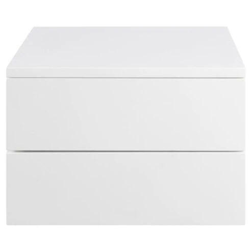 Svea zwevend Nachtkastje Wit 2 lade 37cm
