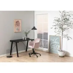 Tarella Bureaustoel met armleuning Roze Stof