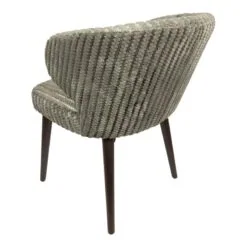 Taro Eetkamerstoel Groen Donkerhout