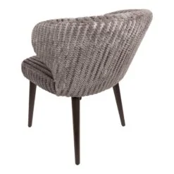 Taro Eetkamerstoel Taupe Donkerhout