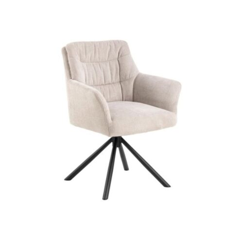 Terano Eetkamerstoel Beige Stof