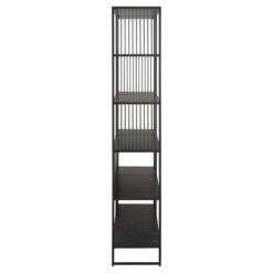 Tissaro Boekenkast Hoog Zwart 120cm