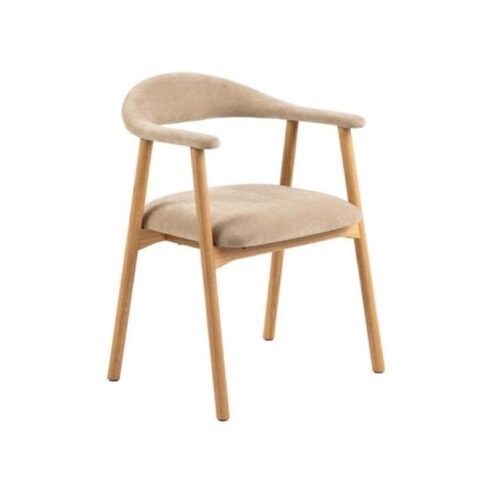 Vandis Eetkamerstoel Beige Stof