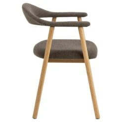 Vandis Eetkamerstoel Bruin Stof