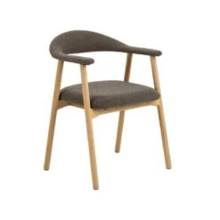 Vandis Eetkamerstoel Bruin Stof