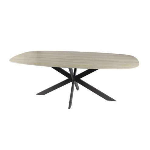 Vario Eettafel deens ovaal Keramiek zand 180cm