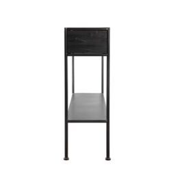 Varo Sidetable 2 lades Zwart Hout