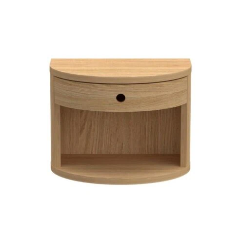 Velda Zwevend Nachtkastje Naturel 40cm