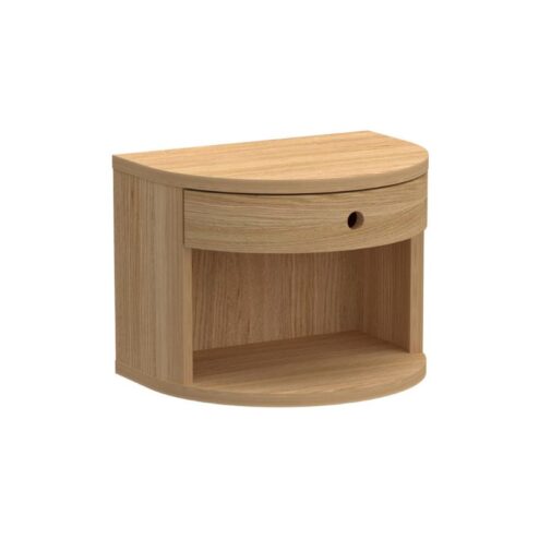 Velda Zwevend Nachtkastje Naturel 40cm