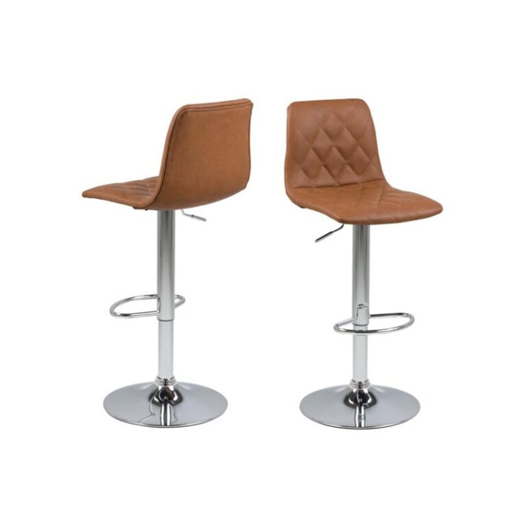 Venetia Barkruk Bruin PU Leer