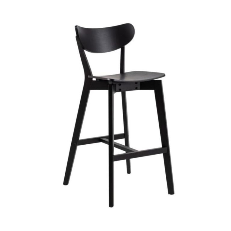 Vexor Barkruk Zwart 45cm