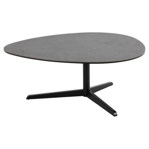 Vinna Salontafel Zwart Metaal 100cm