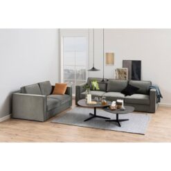 Vinna Salontafel Zwart Metaal 100cm