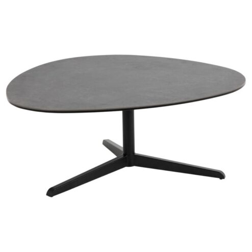 Vinna Salontafel Zwart Metaal 100cm