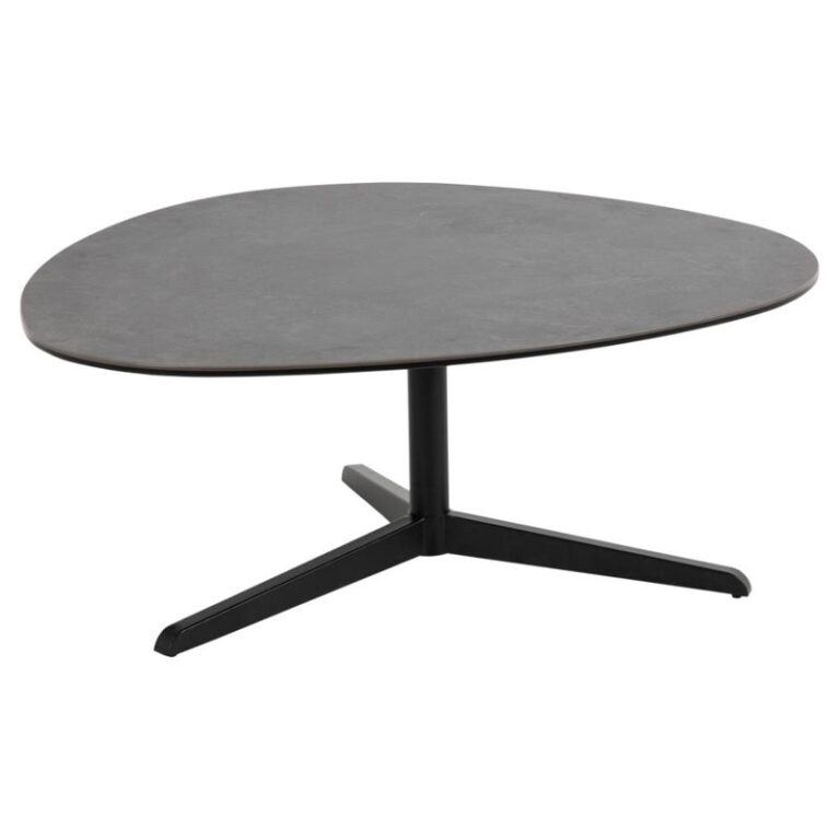 Vinna Salontafel Zwart Metaal 100cm