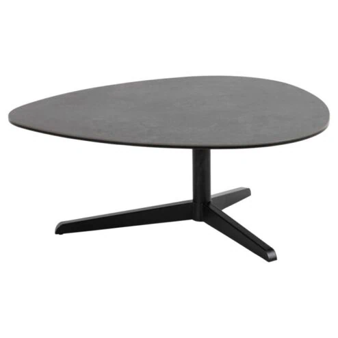 Vinna Salontafel Zwart Metaal 84cm