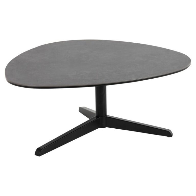 Vinna Salontafel Zwart Metaal 84cm