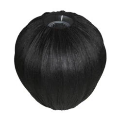 Zavi 5-lichts Getrapte Hanglamp Zwart Stof