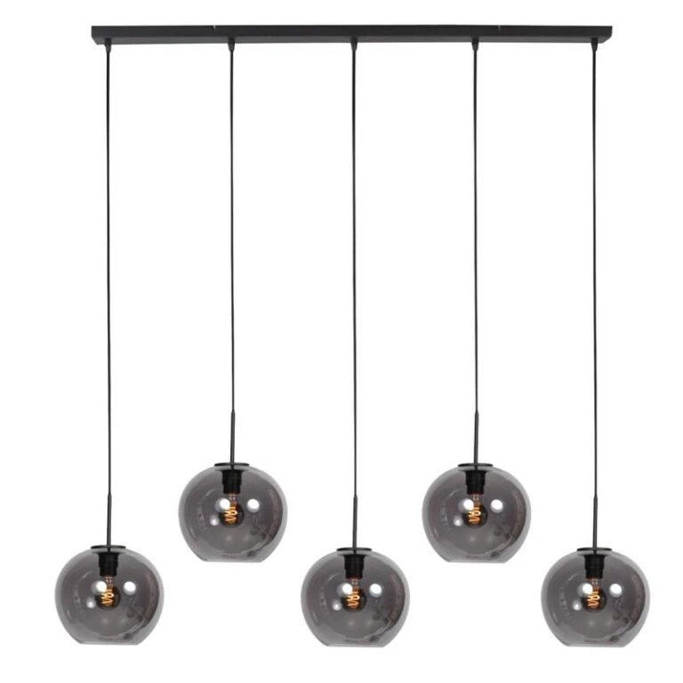 Zavi 5-lichts Hanglamp Smoke Bol
