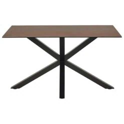 Zuvio Eettafel Bruin Keramiek 135cm