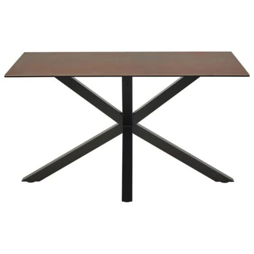 Zuvio Eettafel Bruin Keramiek 135cm