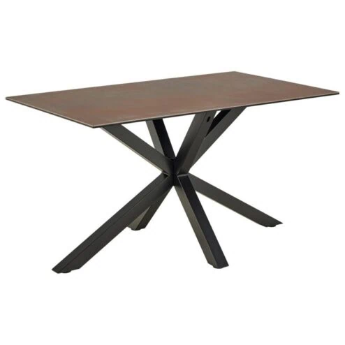 Zuvio Eettafel Bruin Keramiek 135cm