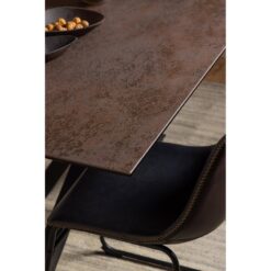 Zuvio Eettafel Bruin Keramiek 160cm