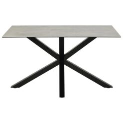 Zuvio Eettafel Grijs Keramiek 135cm