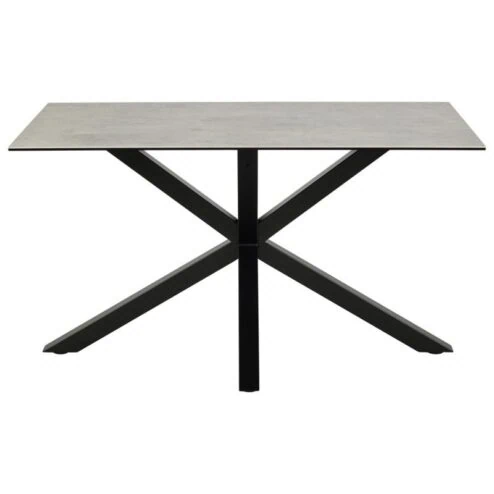 Zuvio Eettafel Grijs Keramiek 135cm
