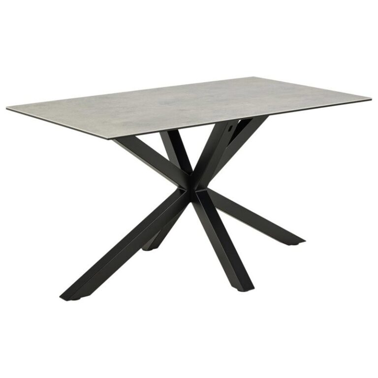 Zuvio Eettafel Grijs Keramiek 135cm