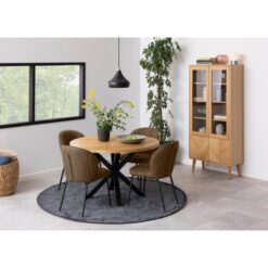 Zuvio Eettafel Rond Naturel 120cm